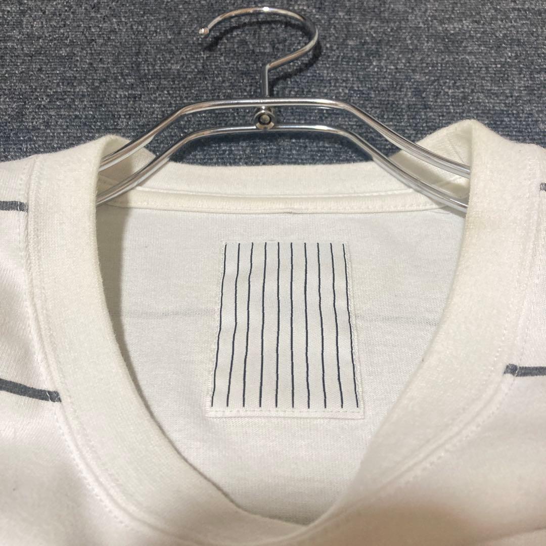【人気】S.F.C ワイドサイドストライプTシャツ 半袖 L ビッグシルエット