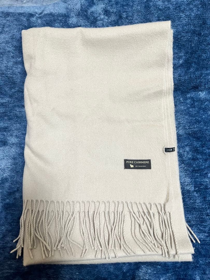23区　カシミヤ100% 大判ストール　美品　春先に最適