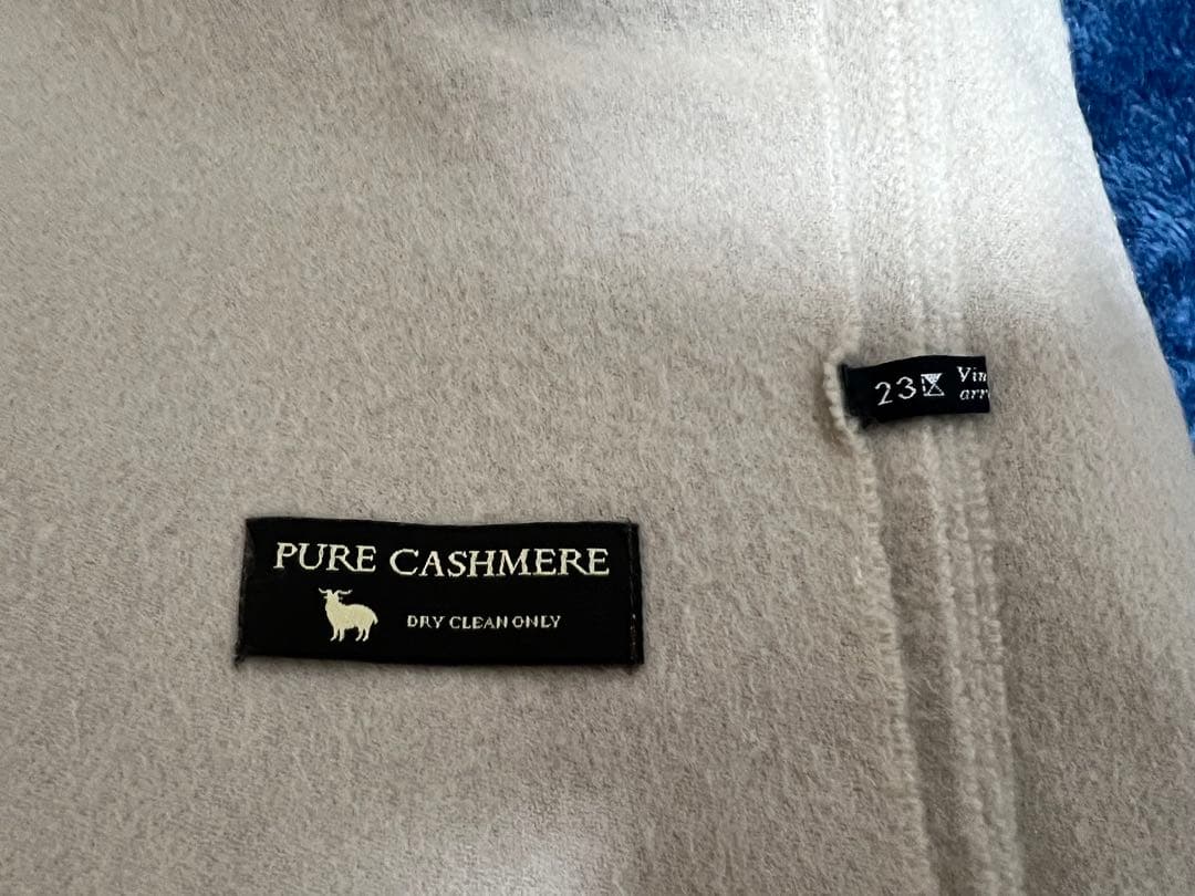 23区　カシミヤ100% 大判ストール　美品　春先に最適