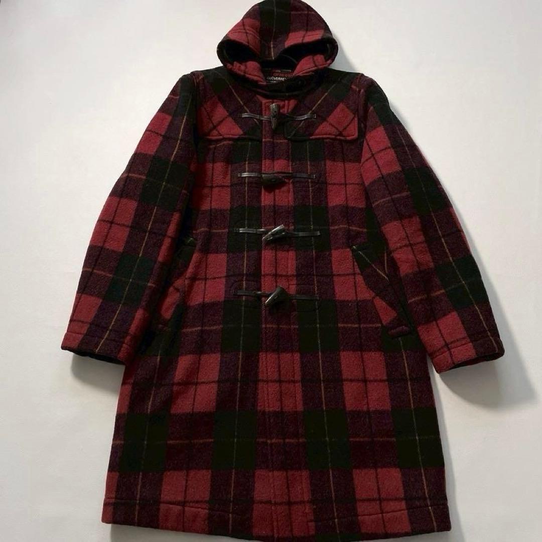 【bubuguri】Gloverall チェック ダッフルコート 36
