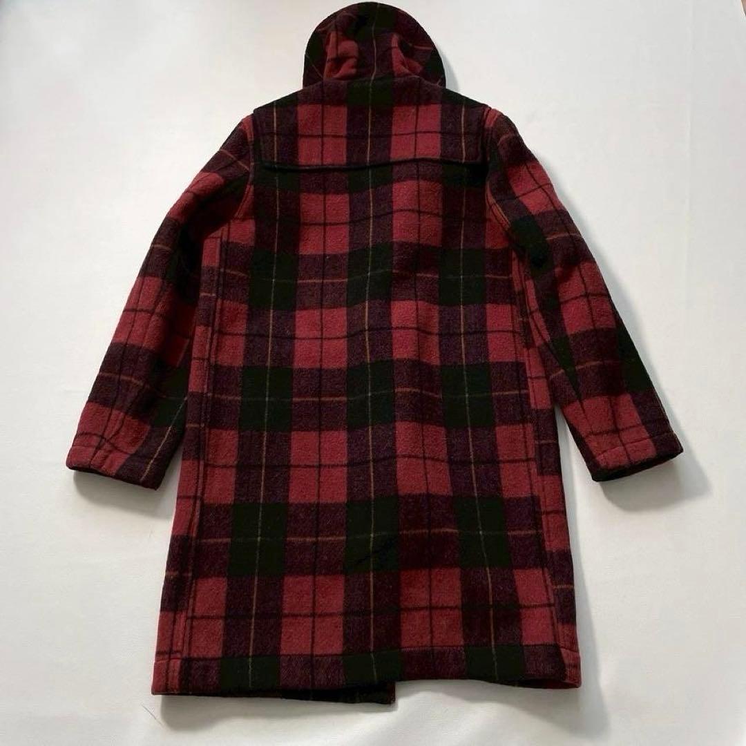 【bubuguri】Gloverall チェック ダッフルコート 36