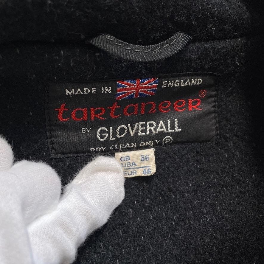 【bubuguri】Gloverall チェック ダッフルコート 36