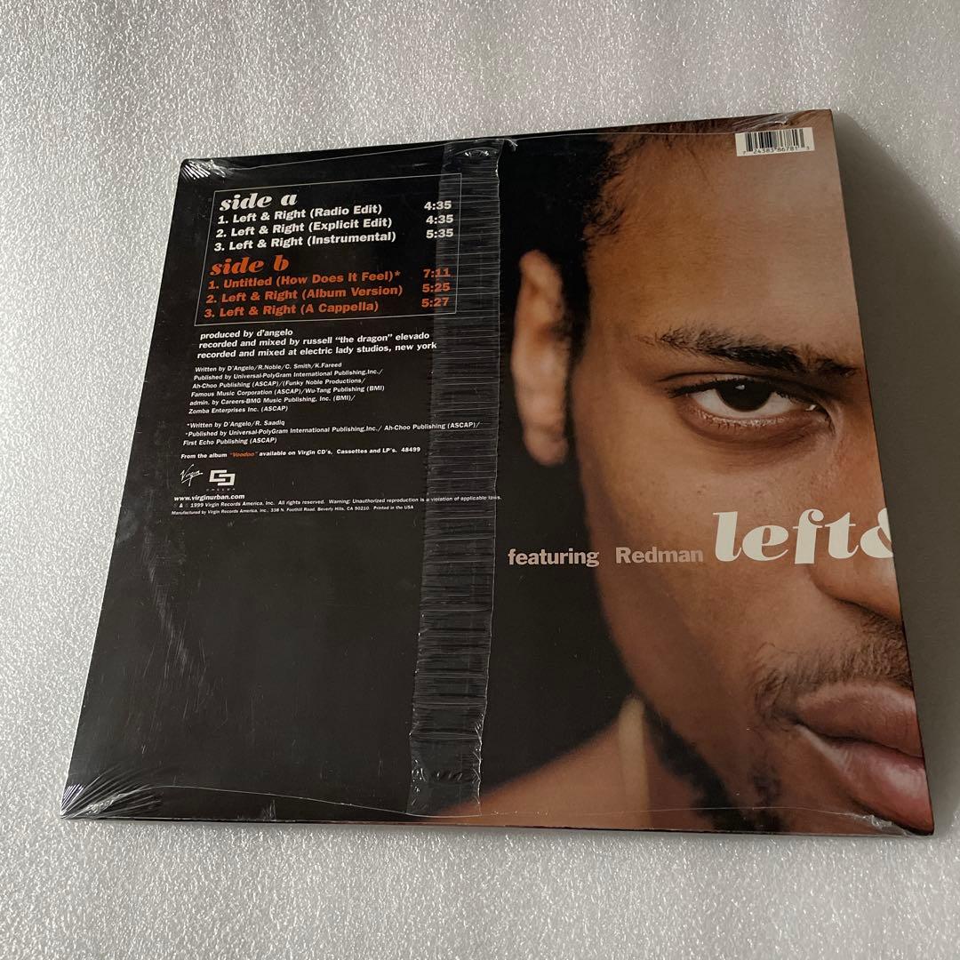 新品 D'Angelo Method Man / Left & Right