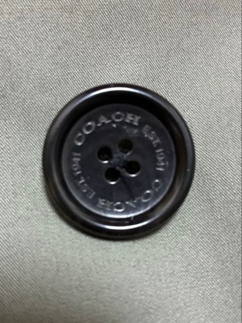 ebiko　COACH オリーブグリーン トレンチコート