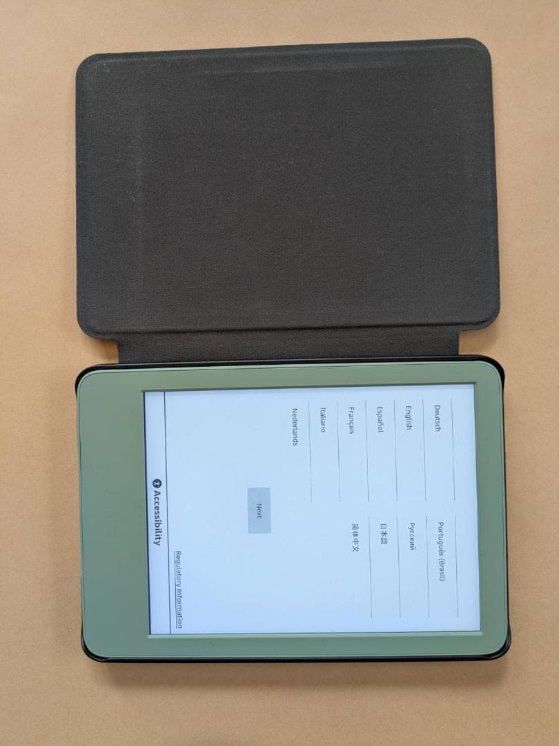 Kindle(第11世代) 2024年モデル/6インチ/抹茶/16GB/カバー付