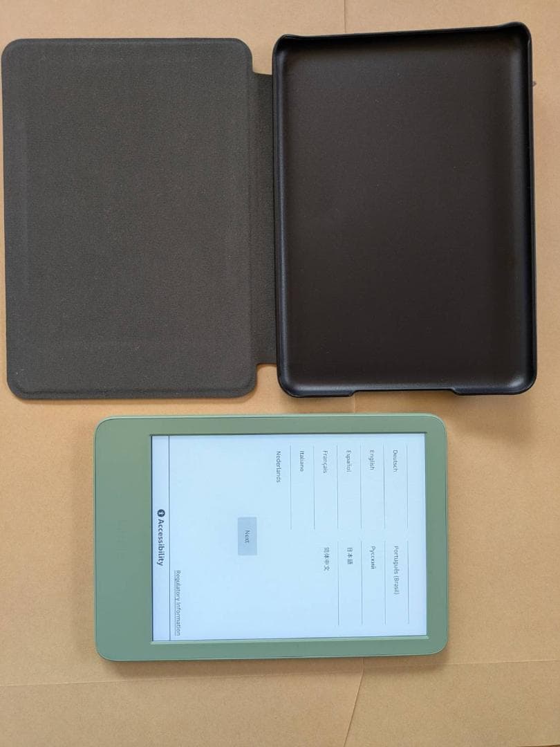 Kindle(第11世代) 2024年モデル/6インチ/抹茶/16GB/カバー付