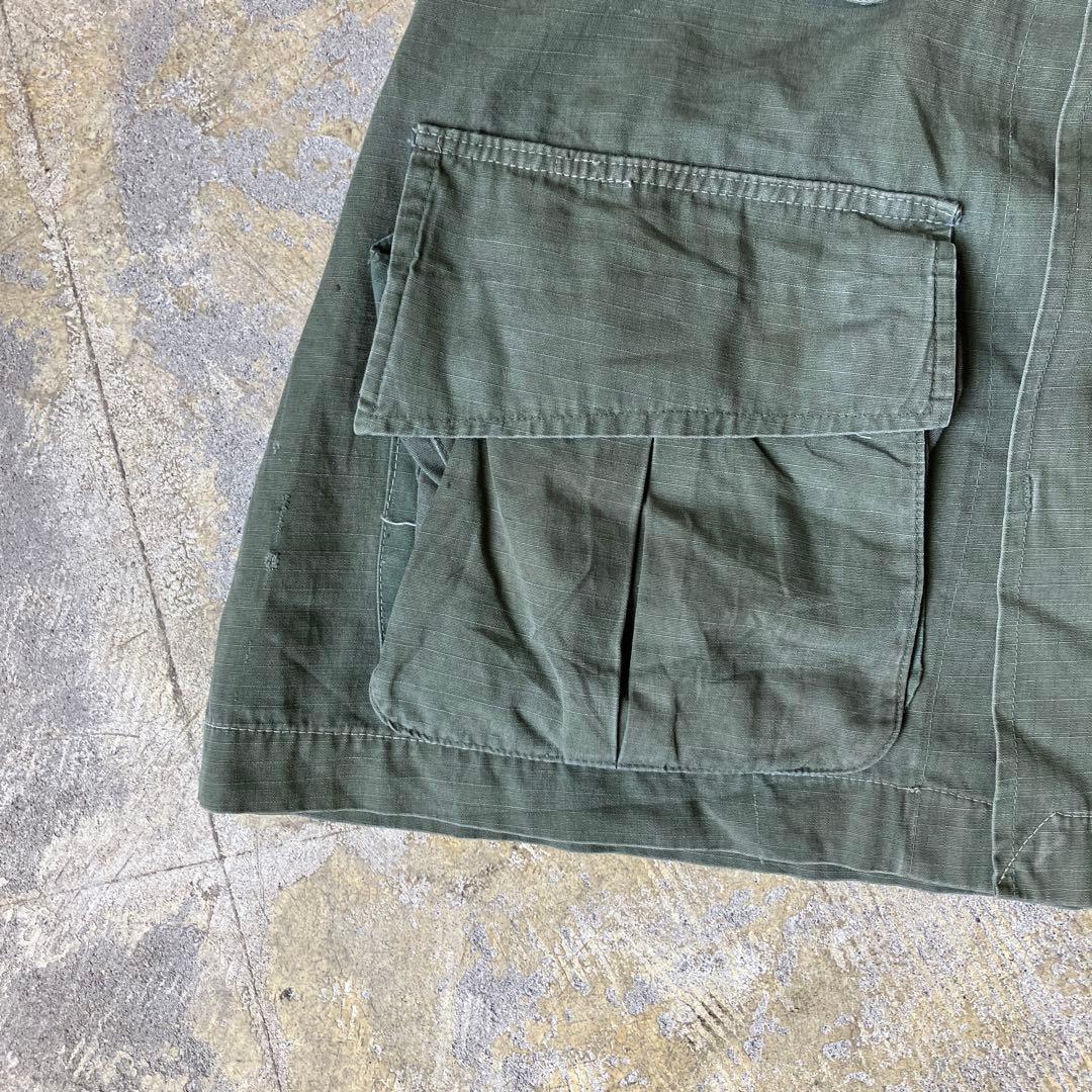 US ARMY ジャングルファティーグジャケット 半袖 リップストップ
