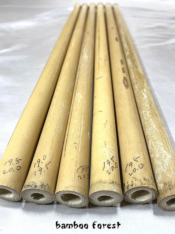 篠竹／女竹 篠笛／横笛素材 19.5~20.0mm①
