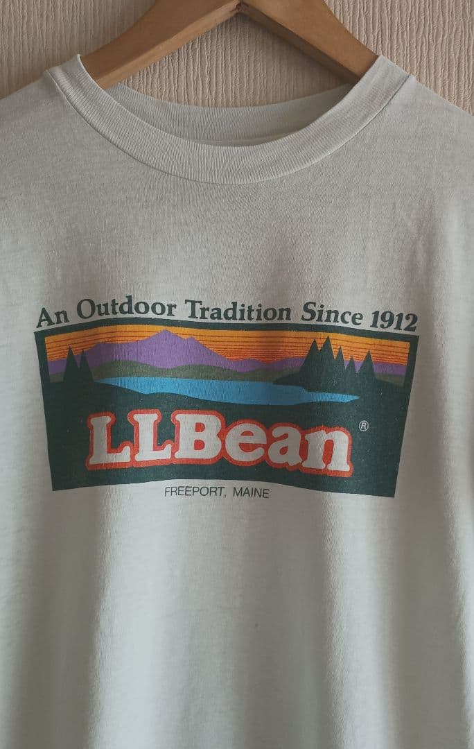 80s USA製 vintage エルエルビーン L.L.Bean　Tシャツ