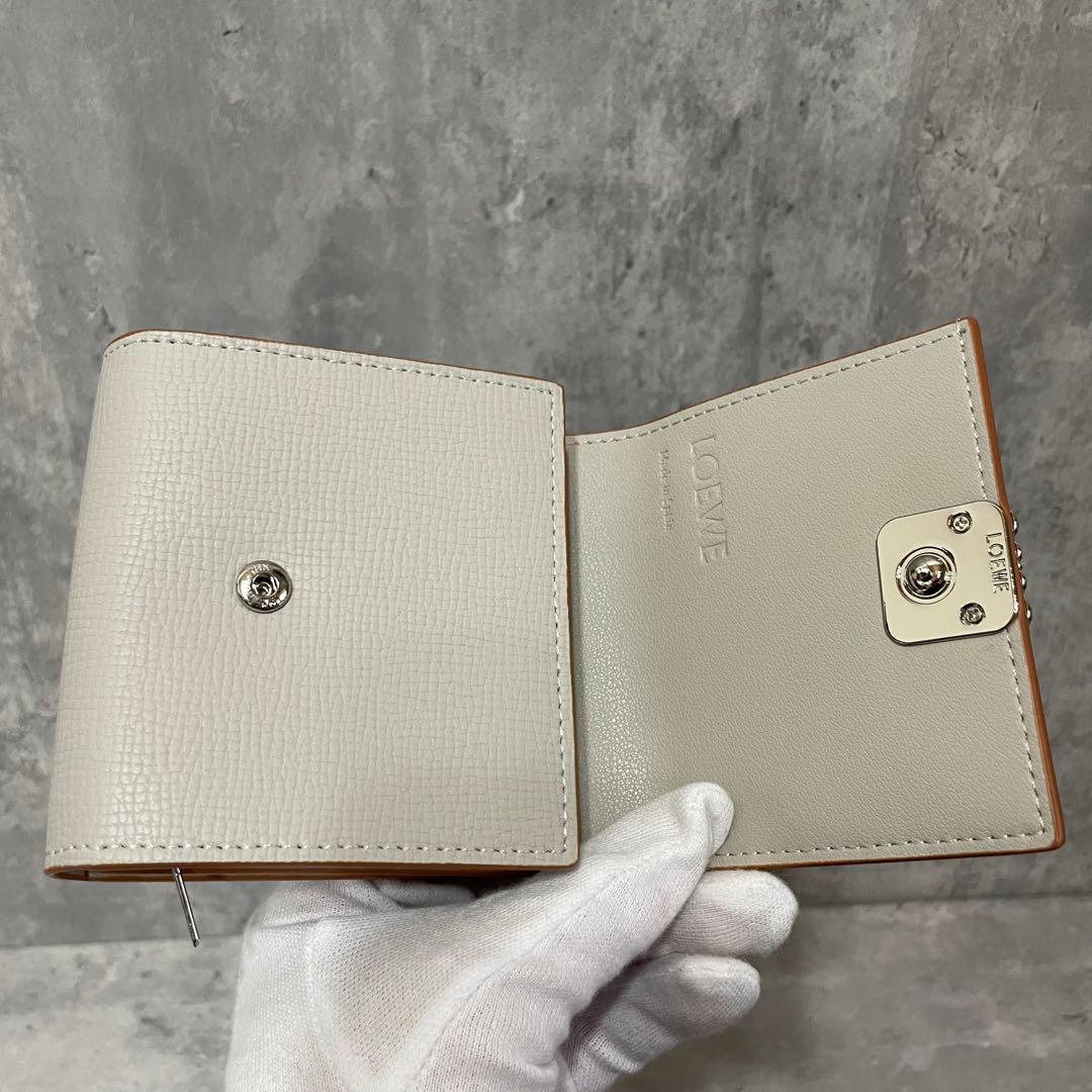 極美品✨ LOEWE ロエベ アナグラム コンパクト フラップウォレット 財布