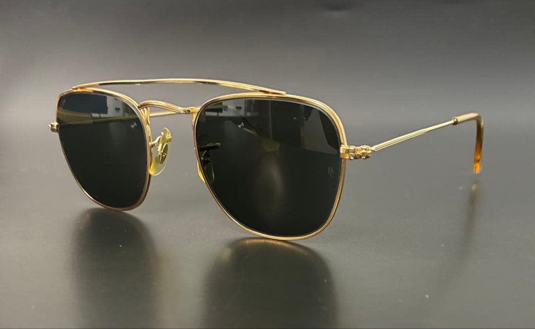 【希少美品】80s RAY-BAN B&L W1344 48□18 砂打ち