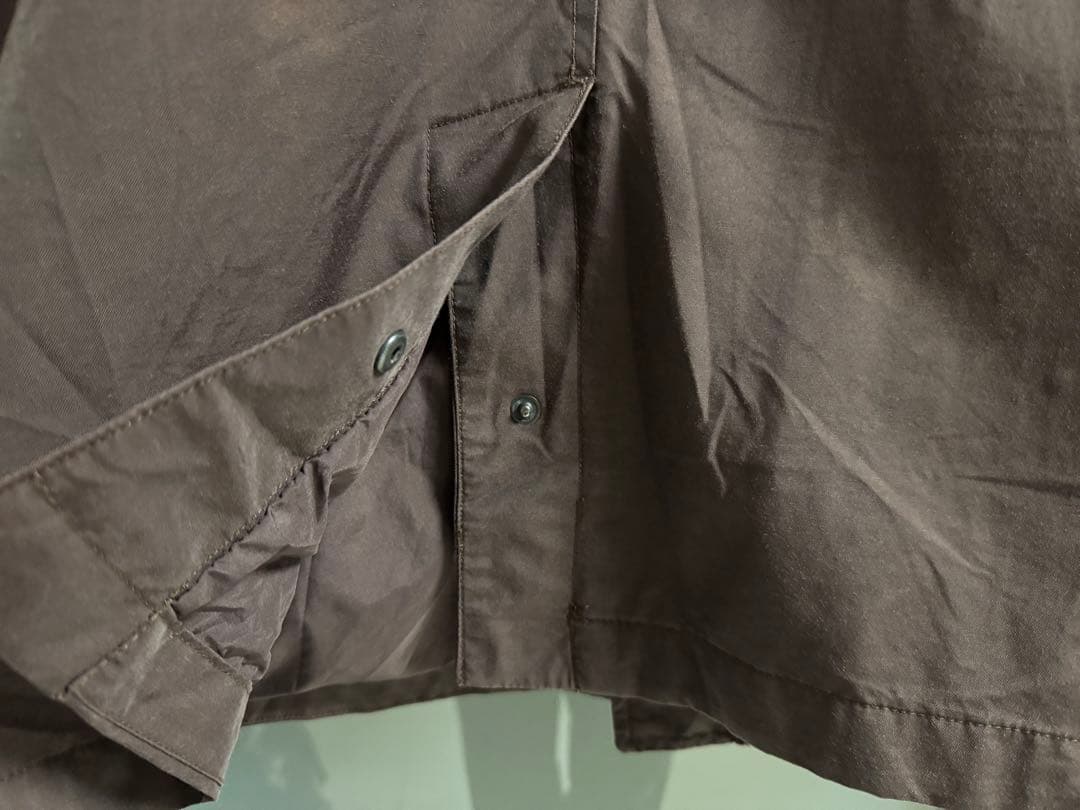 THE NORTH FACE フード脱着 シェルコート 撥水 ブラウン L