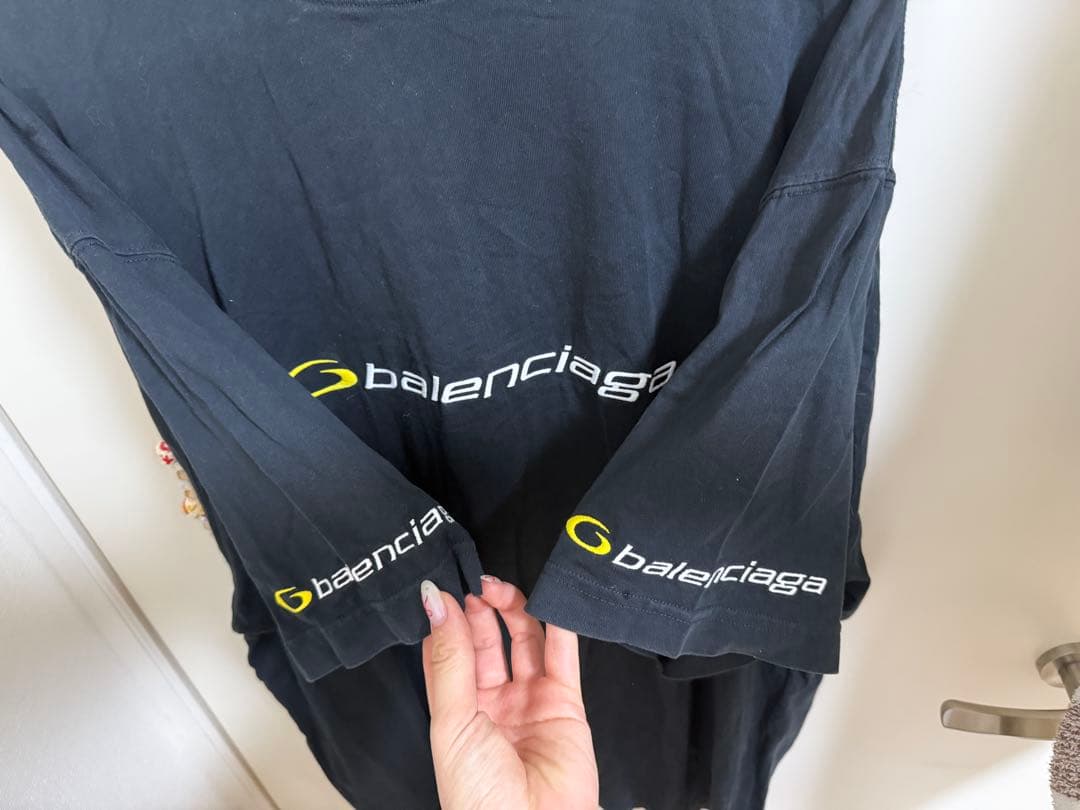 BALENCIAGA ユニセックス Tシャツ ブラック3サイズ