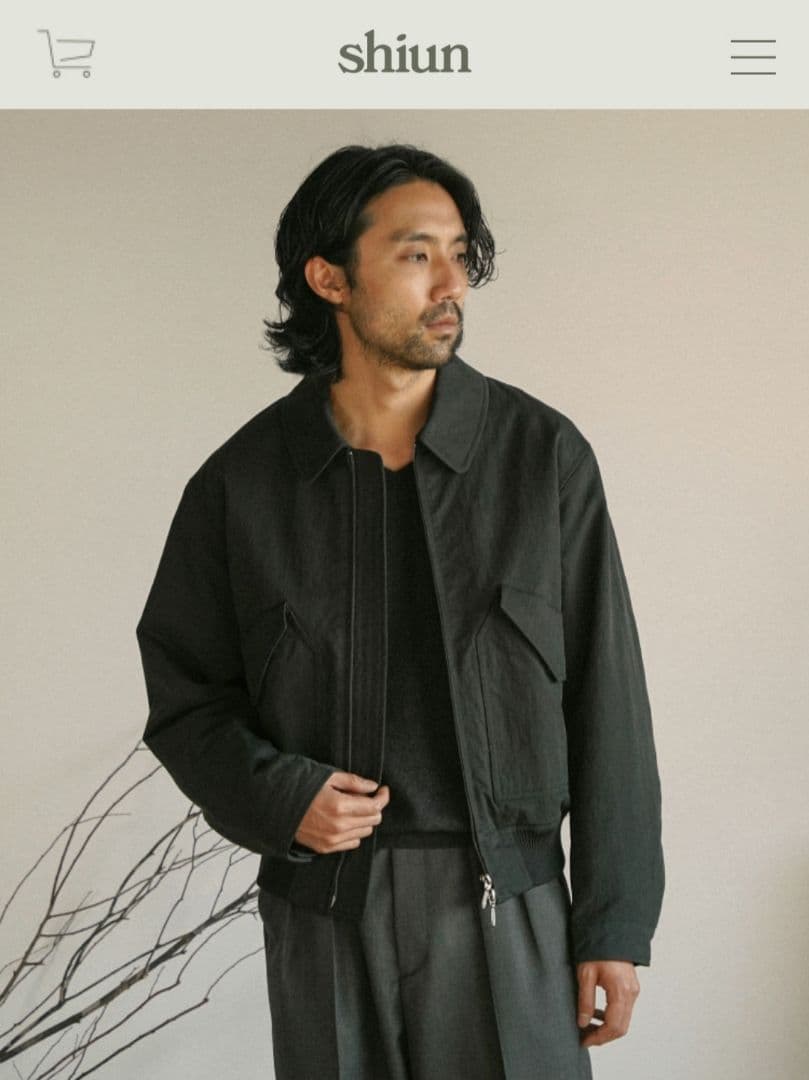 ジャケット・アウター shiun C/N FLIGHT BLOUSON