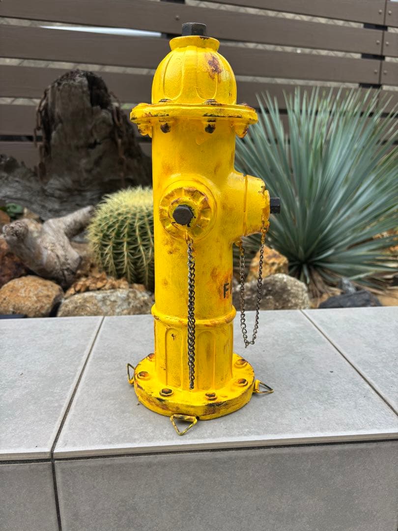 消防栓型オブジェ 約35cm アメリカン　アンティーク加工