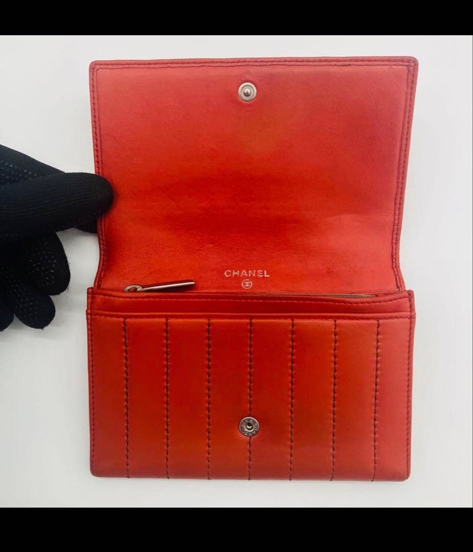 CHANEL シャネル マドモアゼル 財布 コンパクト 二つ折り財布