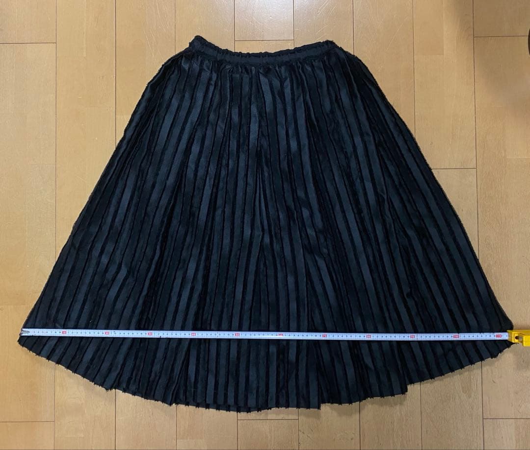 comme des garcons コムコム プリーツ フレア スカート