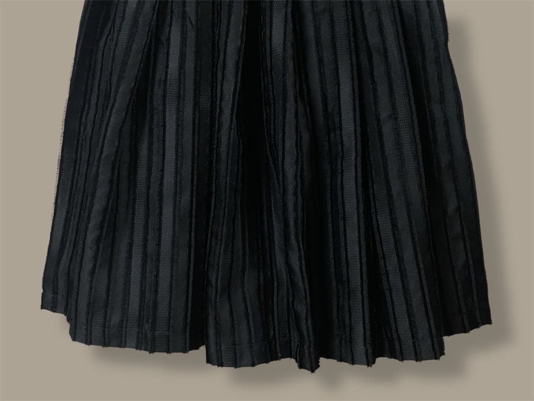 comme des garcons コムコム プリーツ フレア スカート