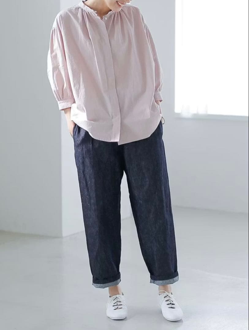 美品✳︎北欧暮らしの道具店eternitedeSoi-eコットンリネンデニムソワ
