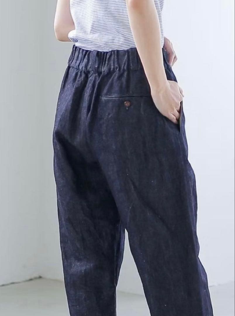 美品✳︎北欧暮らしの道具店eternitedeSoi-eコットンリネンデニムソワ
