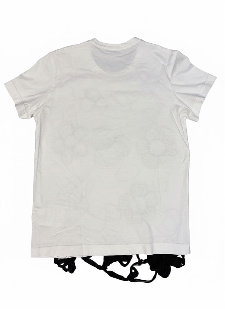 トリココムデギャルソン　デザインTシャツ 白