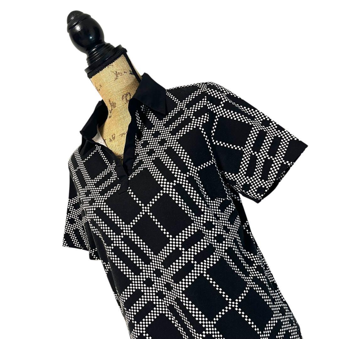 【大きいサイズ】【15】BURBERRY LONDON メガチェック ポロシャツ