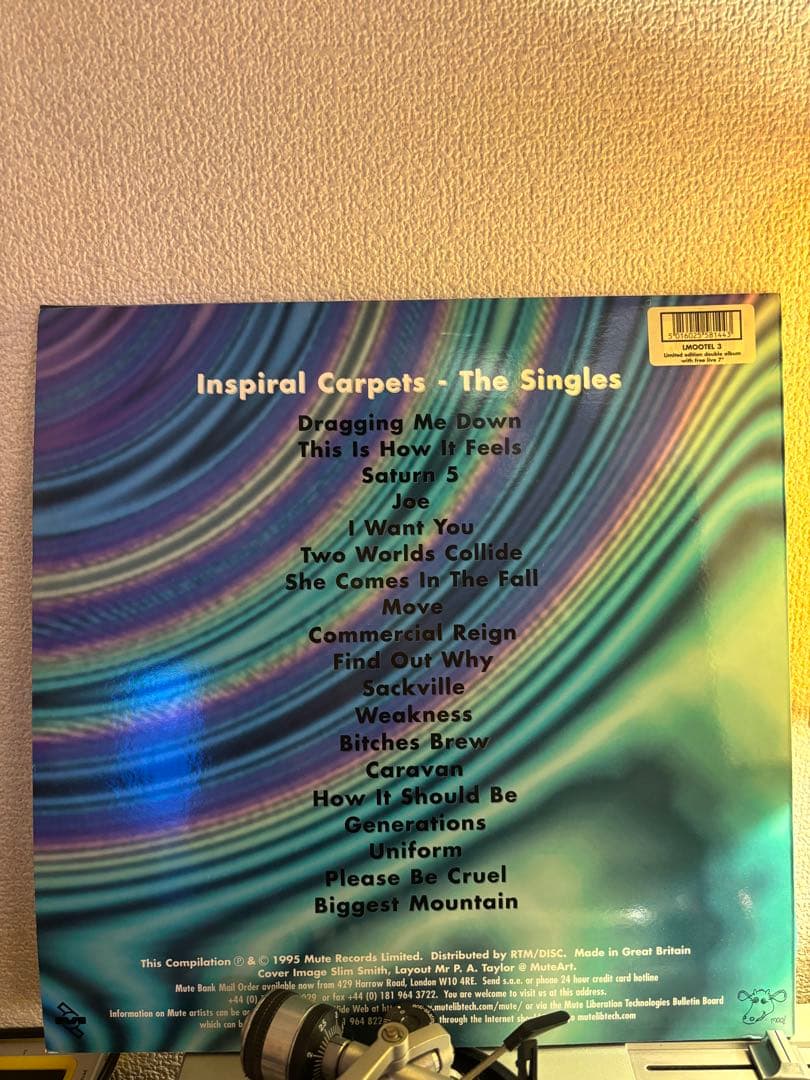 Inspiral Carpets - The Singles レコード　美品