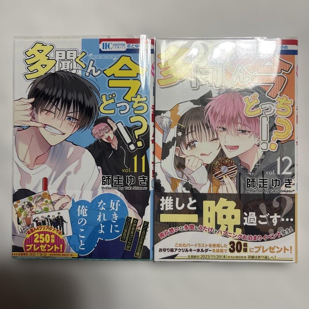 多聞くん今どっち⁉︎ 1〜15巻 ／ 公式スピンオフ1巻　未使用