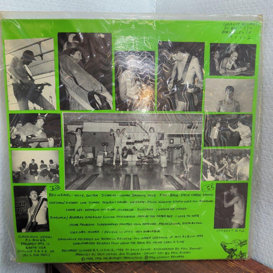 【希少1992年US盤】Screeching Weasel / Boogada