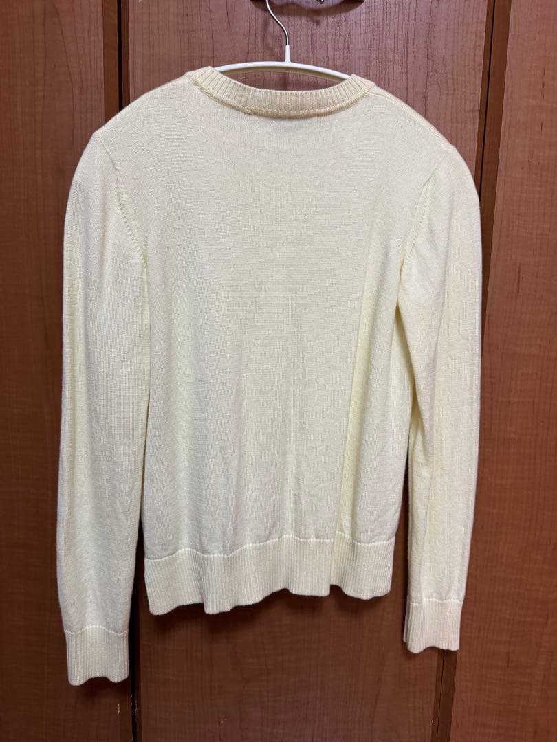MAISON KITSUNÉ ライトイエロー カーディガン XSサイズ