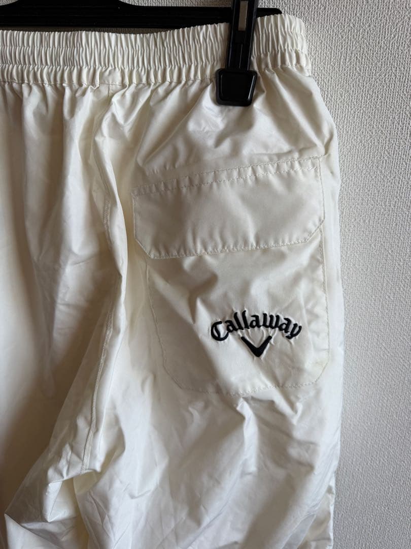 Callaway レインウェア ホワイト　セットアップ上下　size L