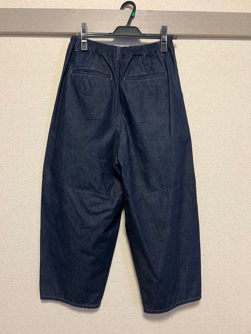 ZUCCa ダークデニム ワイドパンツ　定番デニムパンツ　Mサイズ