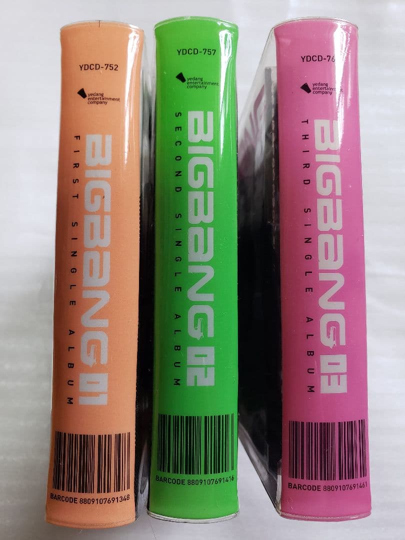 BIGBANG 初期CD　シングルアルバム 3枚セット