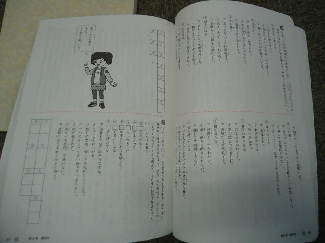 サピックス　言葉ナビ上巻/下巻　　2冊　中古品　塾生専用/非売品　ほぼ未解答