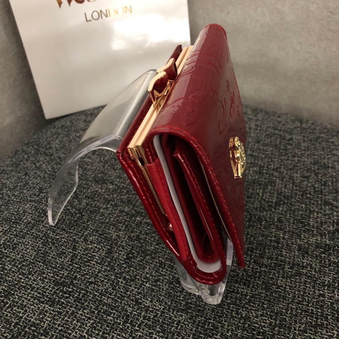 Vivienne Westwood 三つ折り財布 エナメル レッド