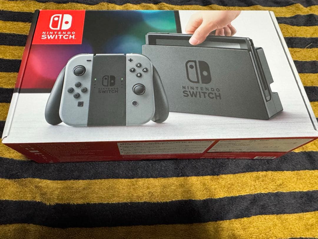 Nintendo Switch 本体 グレー　付属品完品