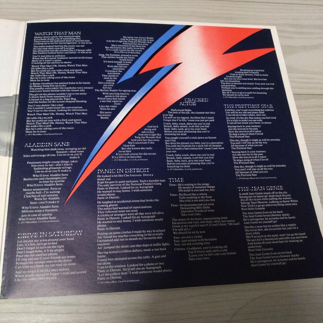 David Bowie Aladdin Sane デビッド・ボウイ