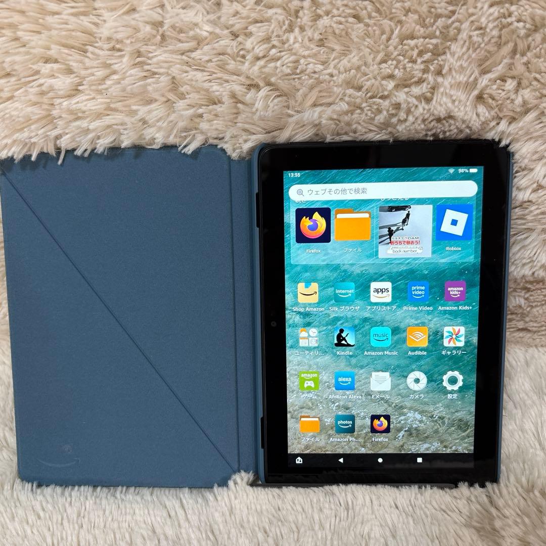 良品Amazon Fire HD 8 32G（第10世代K72LL4）カバー付き
