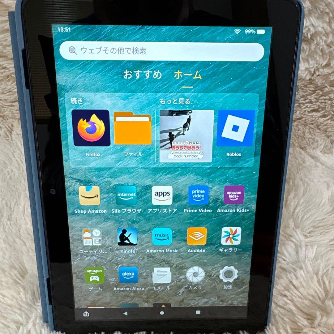 良品Amazon Fire HD 8 32G（第10世代K72LL4）カバー付き