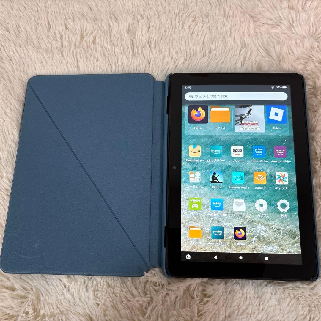 良品Amazon Fire HD 8 32G（第10世代K72LL4）カバー付き