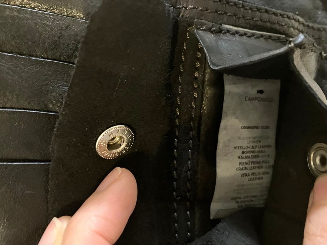 【美品】CAMPOMAGGI スタッズ財布