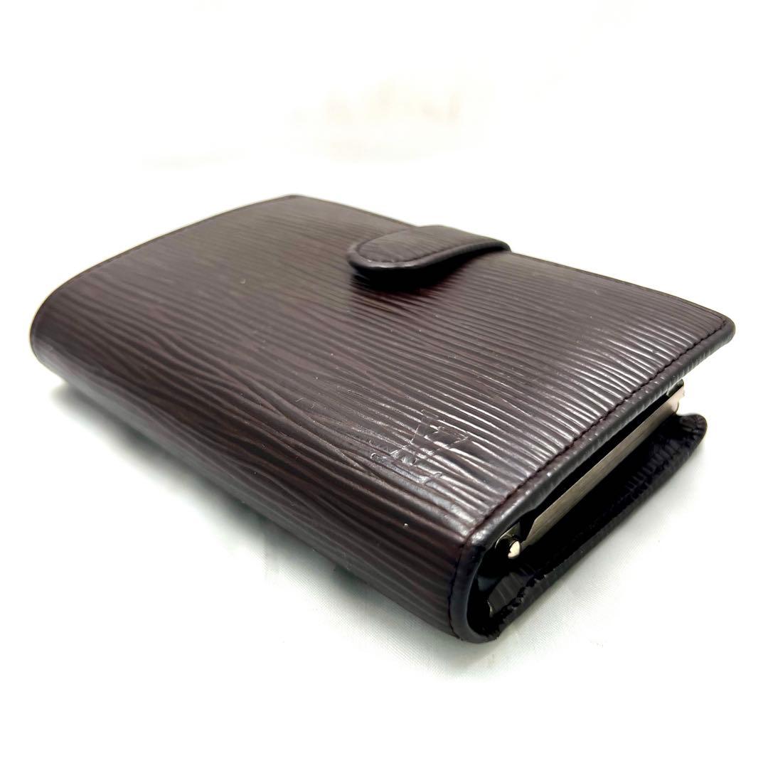 ルイヴィトン エピ ポルトフォイユ ヴィエノワ ブラウン M6324D