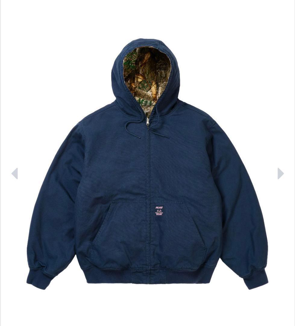 パレススケートボード REVERSIBLE JACKET NAVY Sサイズ