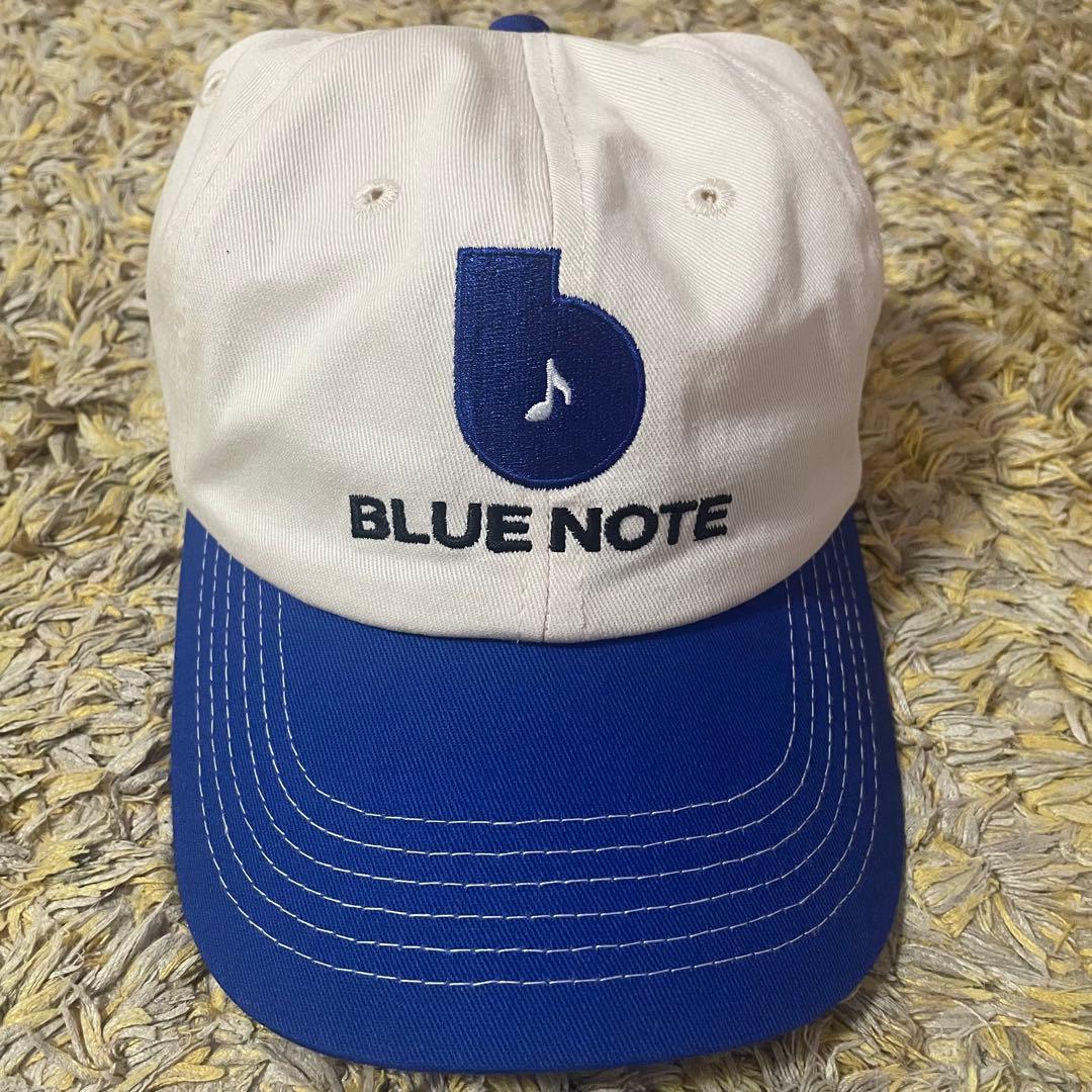 BLUE NOTE BUTTERコラボキャップ ホワイト/ブルー