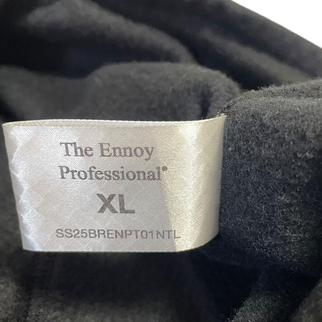 美中古 エンノイ THE ENNOY ロゴ スウェット パンツ XL 25SS