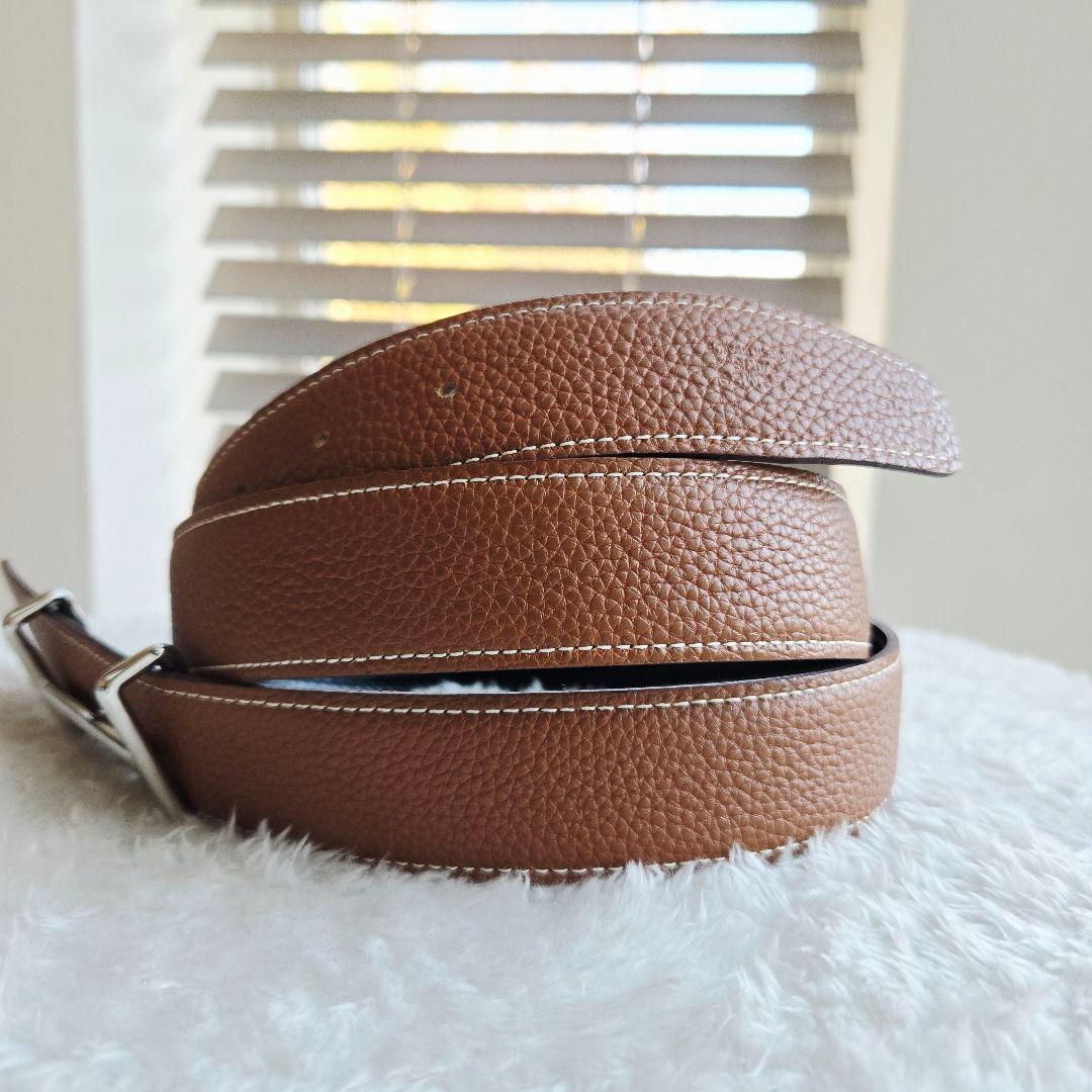 ⭐HERMES⭐ エルメス Hダンクル ベルト リバーシブル ブラウン×ブラック