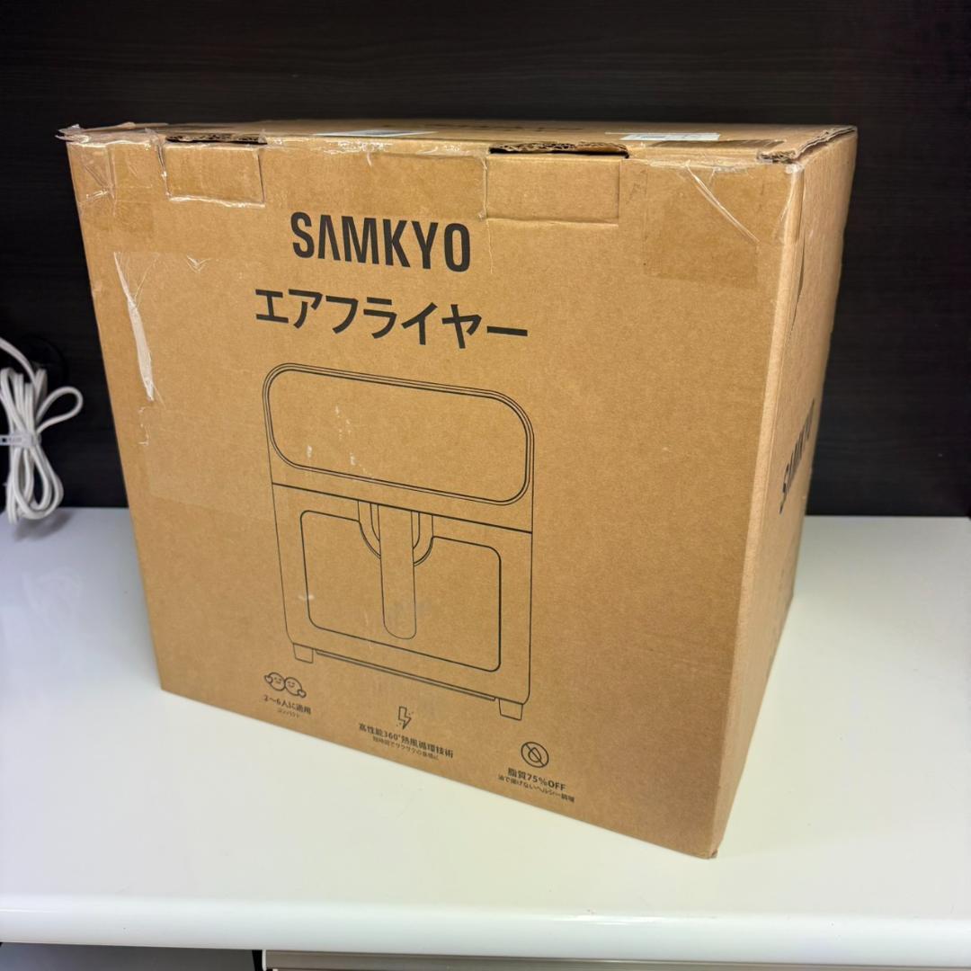 ★美品　SAMKYO　エアフライヤー　 6.2L　F60　2025年製