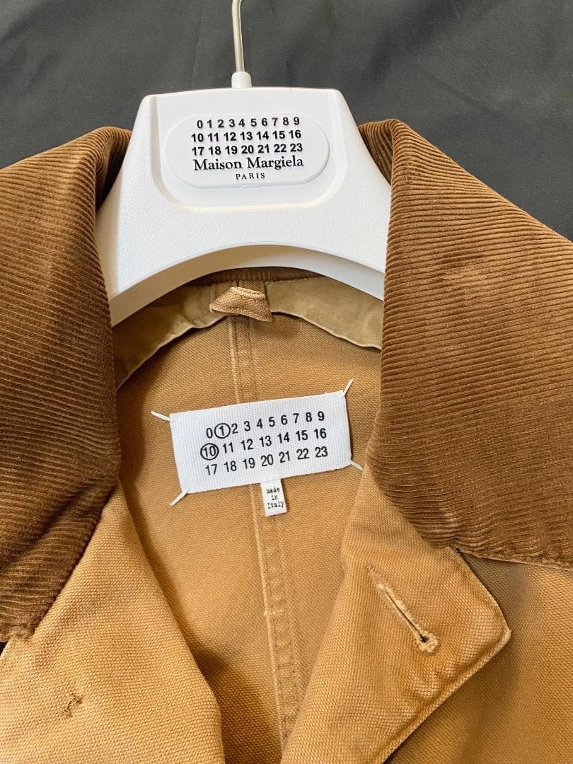 【新品】MAISON MARGIELA カラー ワックス コート ジャケット