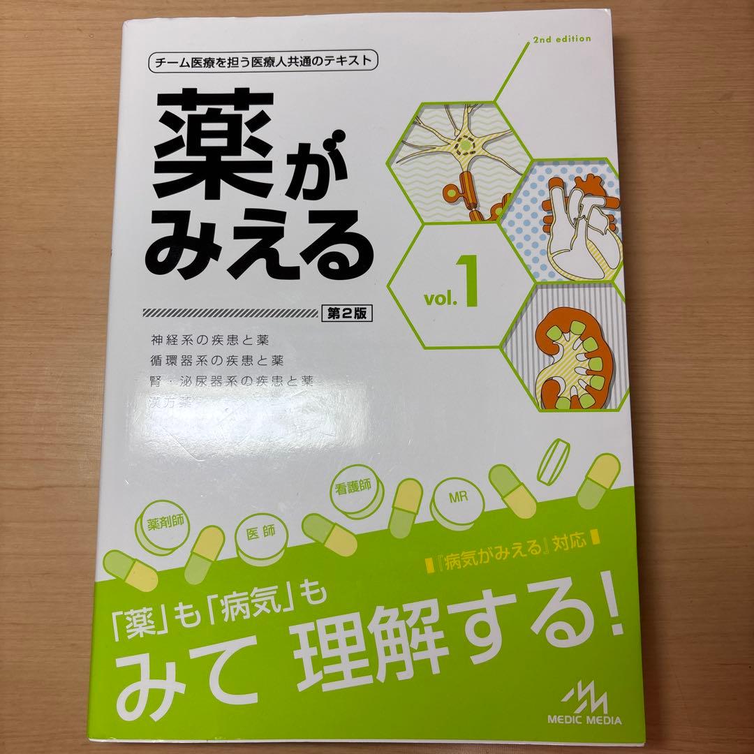 薬がみえる　第2版　vol1、2、3