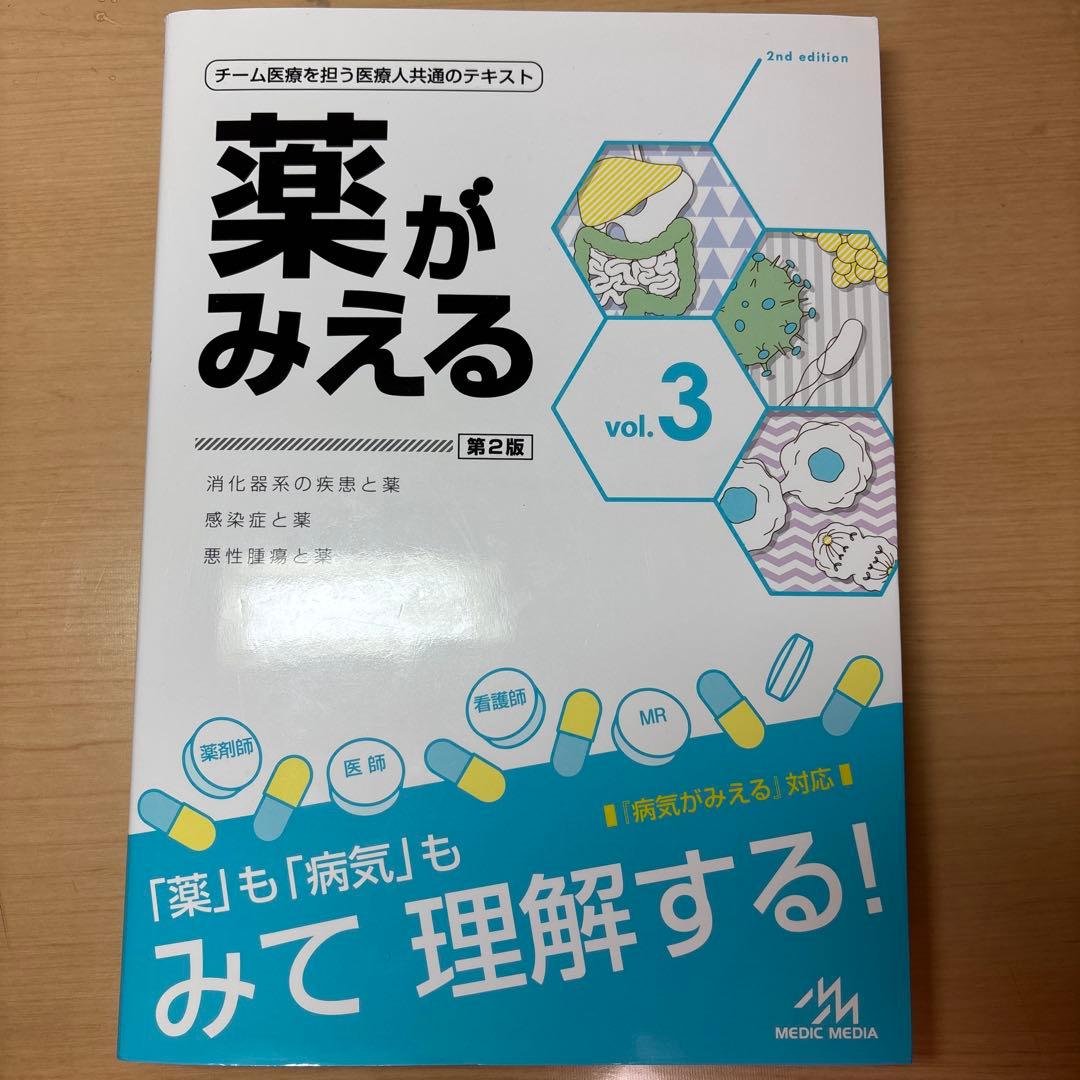 薬がみえる　第2版　vol1、2、3